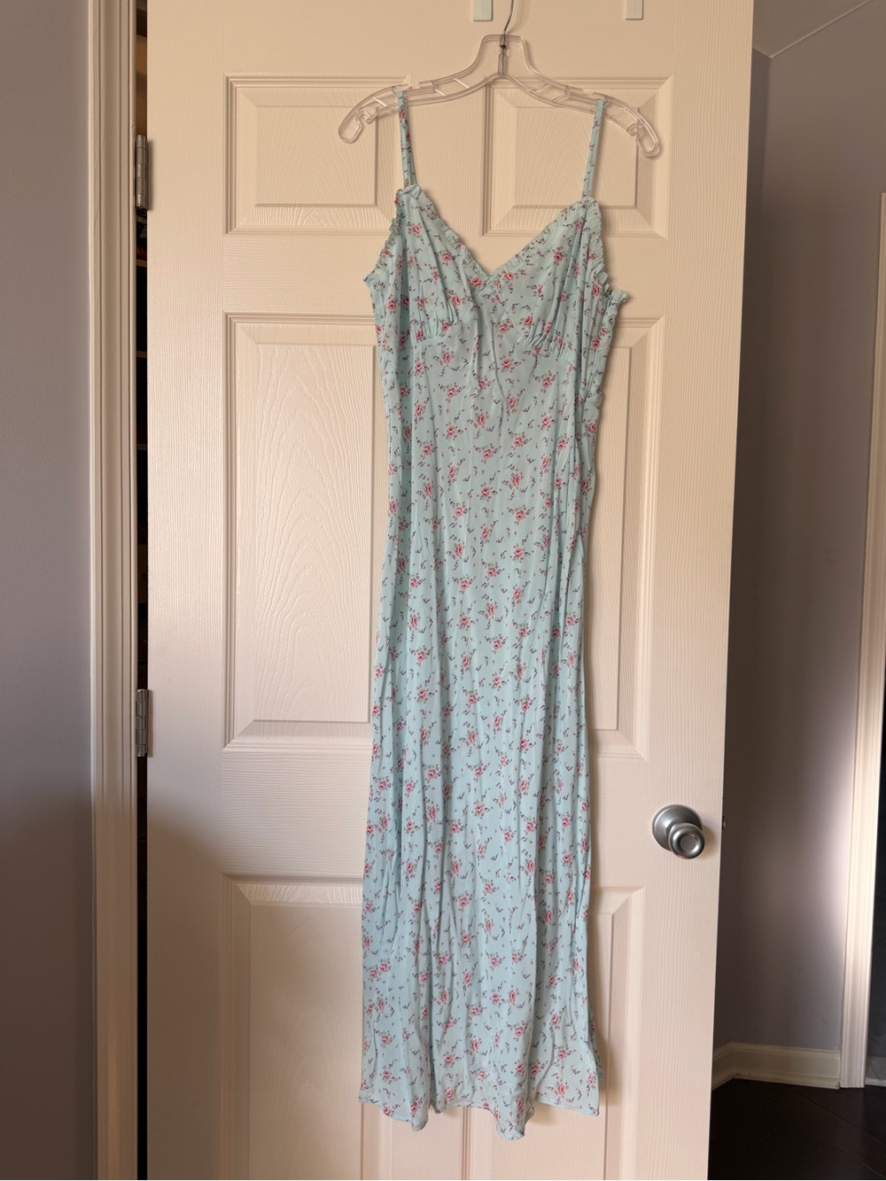 NWT Gap Ruffle-Trim Maxi Slip Dress
